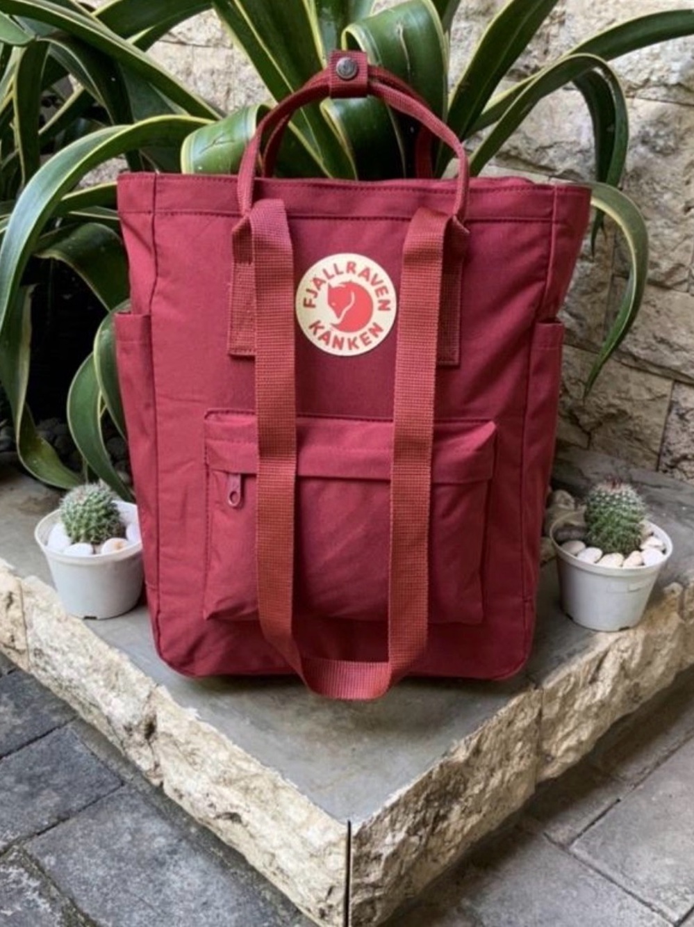 Fjallraven Kanken Laptop Bag Red